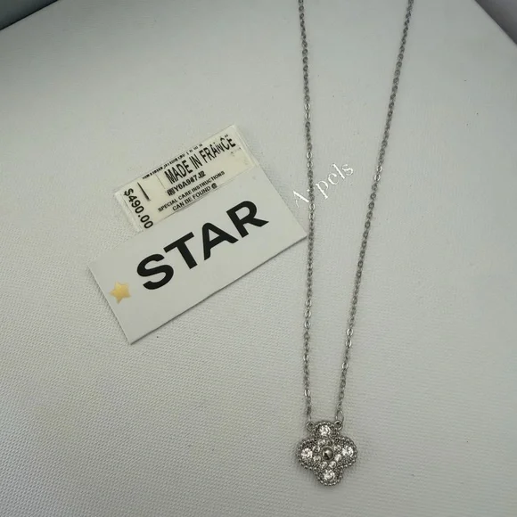 Magical Vintage Arpels Clover Necklace 18k
